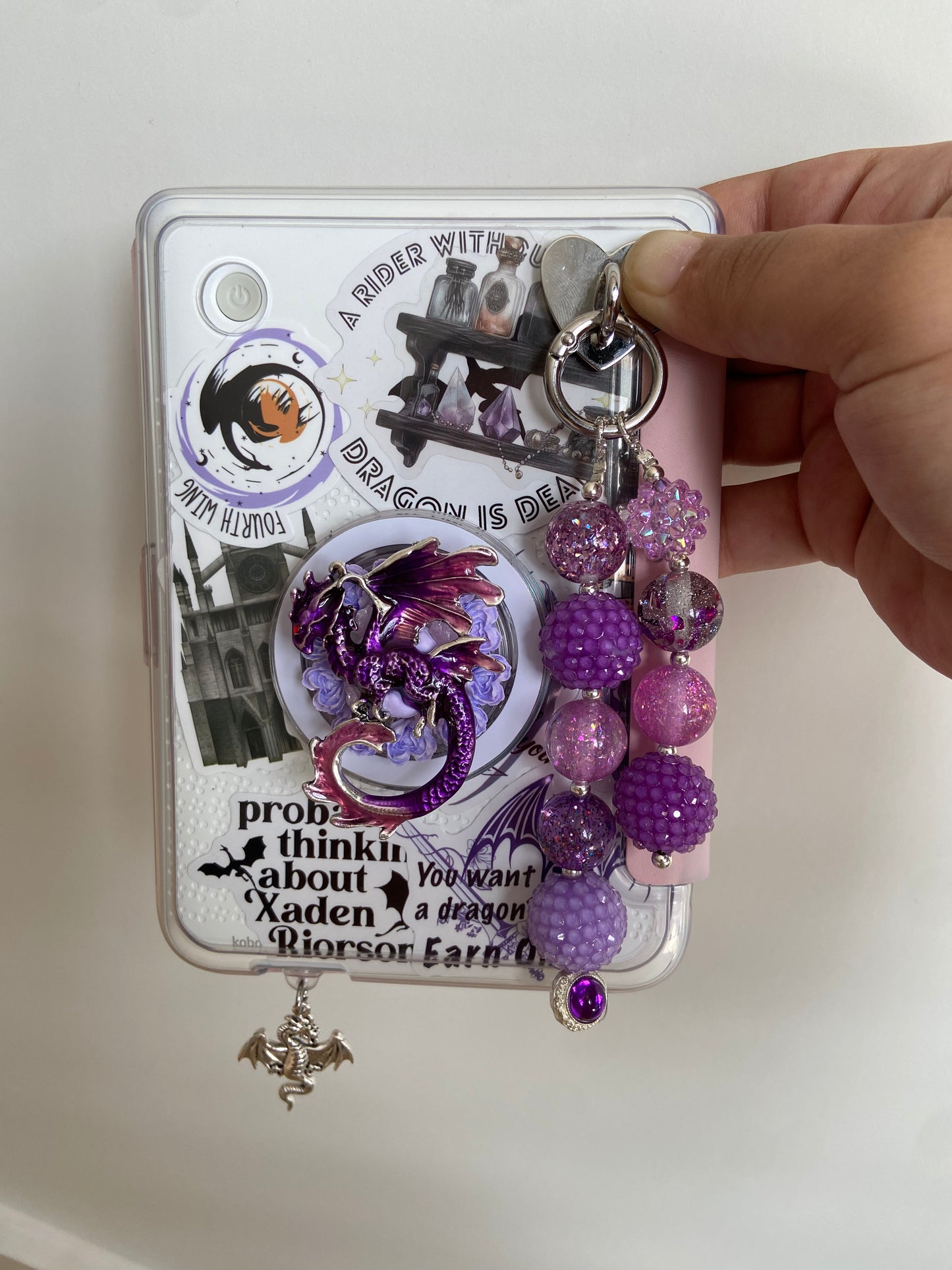 Fourth wing set kobo/kindle purple